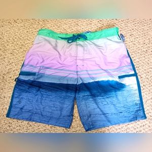 Men's 2xl wave zone swim trunks